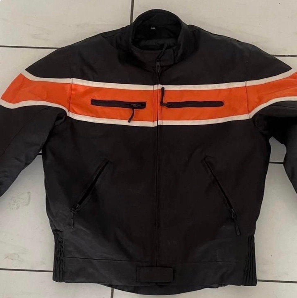 Motorjas in Harley Davidson look - XXL, Motoren, Ophalen of Verzenden, Tweedehands, Heren, Jas | textiel