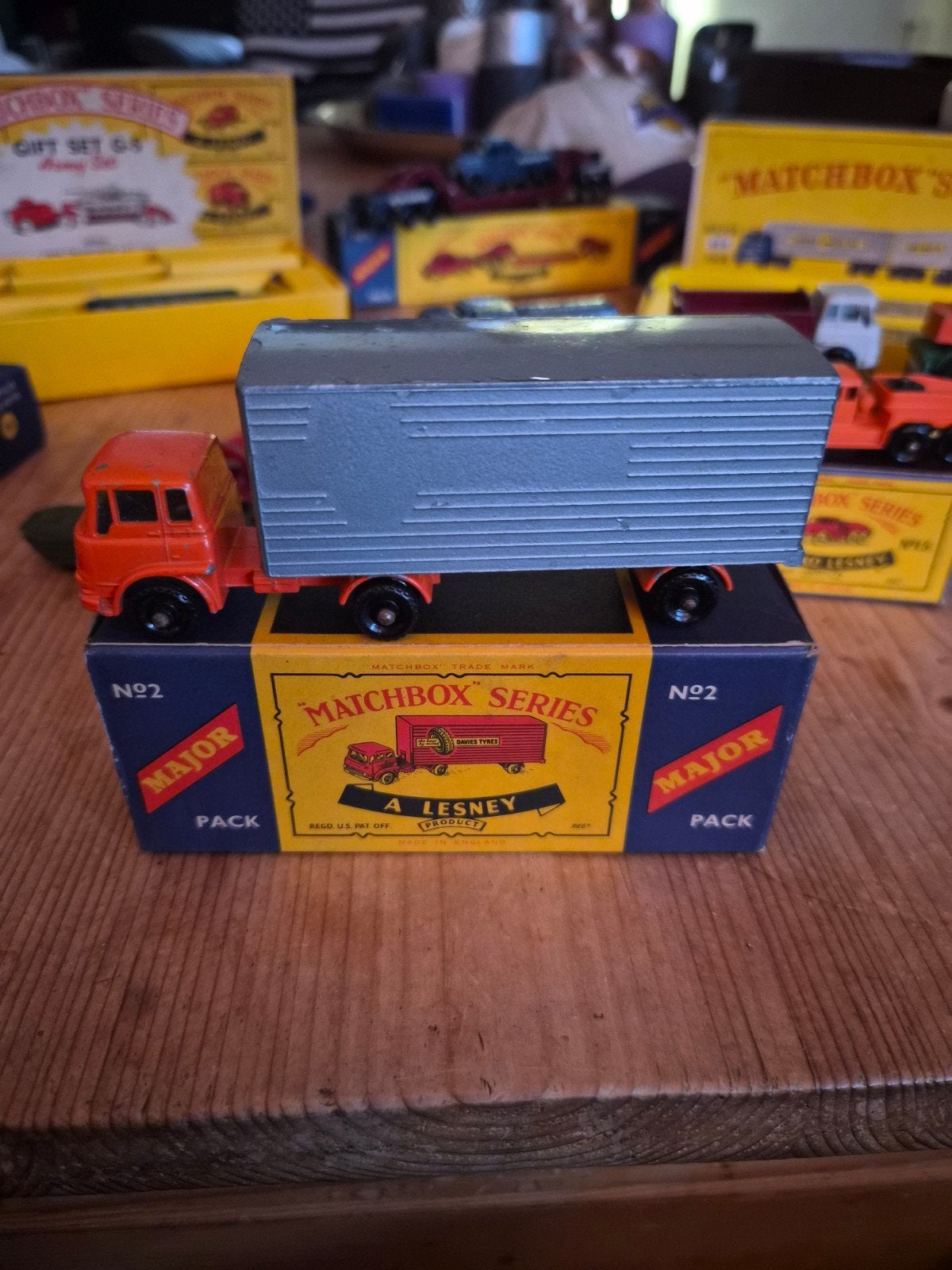 Matchbox series nr m2 York freightmaster trailer, Ophalen of Verzenden, Gebruikt, Matchbox