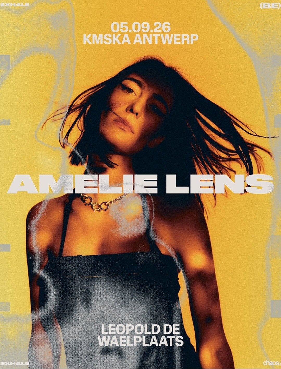 2x tickets Amelie lens kmska antwerpen, Twee personen