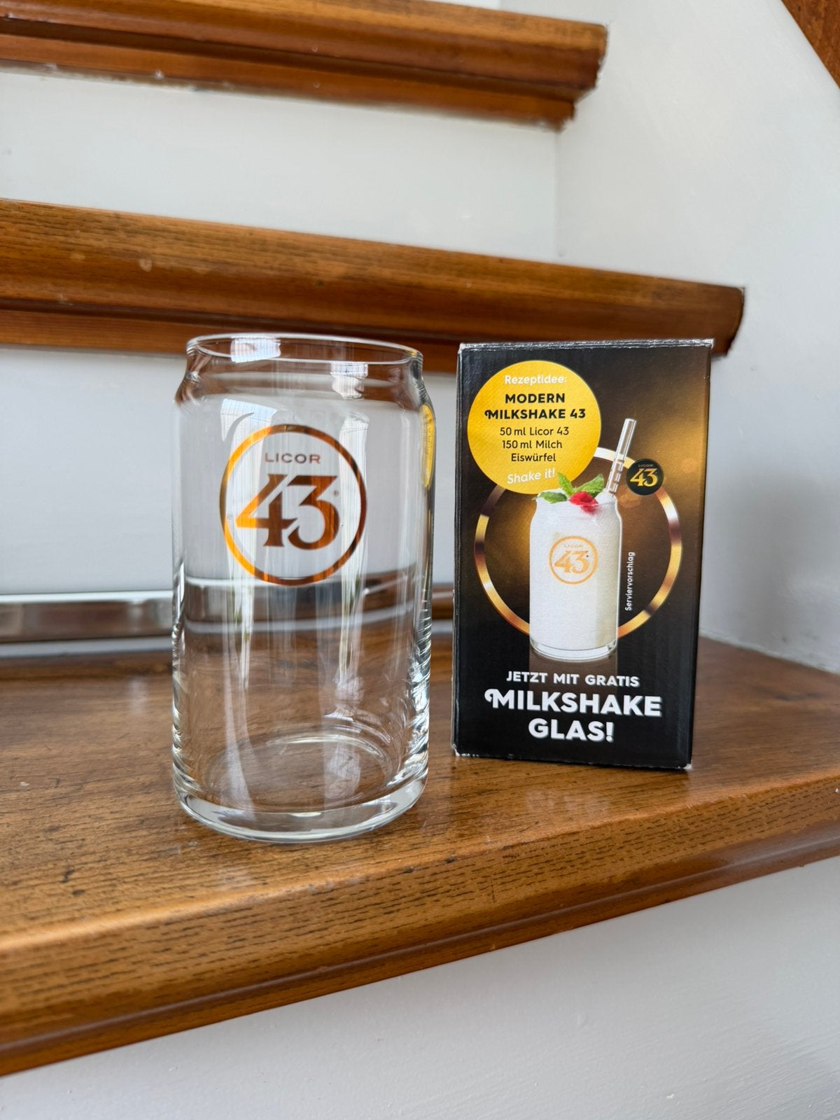 Licor 43 milkshake longdrink glas, Verzamelen, Ophalen of Verzenden, Zo goed als nieuw, Borrel- of Shotglas