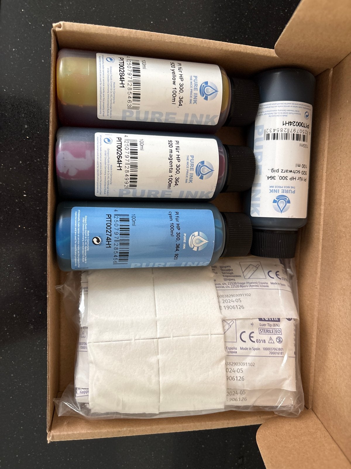 Complete navulset Pure Ink voor HP 300, 364, 920 - Nieuw, Ophalen, Nieuw, Inkjetprinter