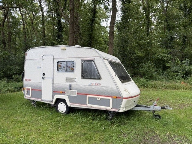 Beyerland Sprinter 390 lichte caravan, klaar om te pimpen!, Vast bed, Schokbreker, Kleine zit, Particulier