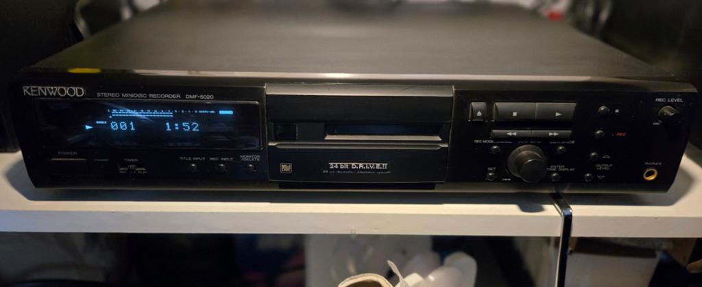 Kenwood DMF-5020 Minidisc recorder met afstandsbediening, Ophalen of Verzenden, Minidisc-recorder