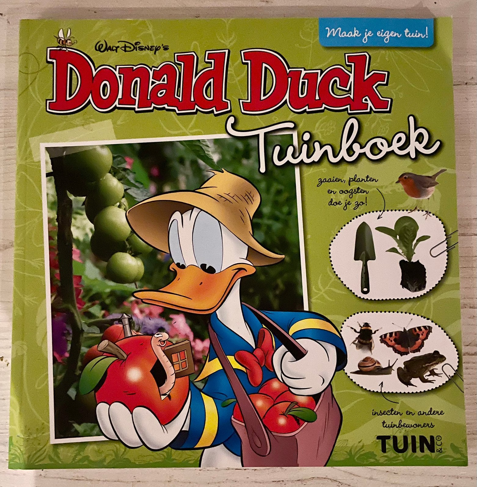 Donald Duck Tuinboek: hèt boek voor jonge tuiniers!, Eén stripboek, Ophalen of Verzenden, Nieuw
