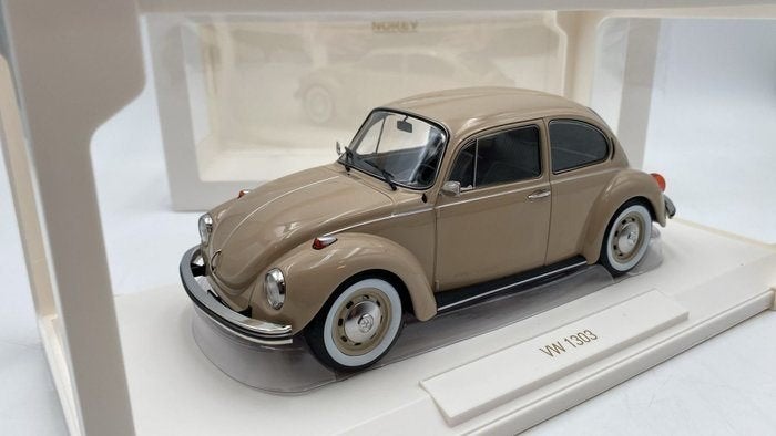 VW Kever 1303 beige 1:18 Norev Nieuw, Ophalen of Verzenden, Nieuw, Auto, Norev