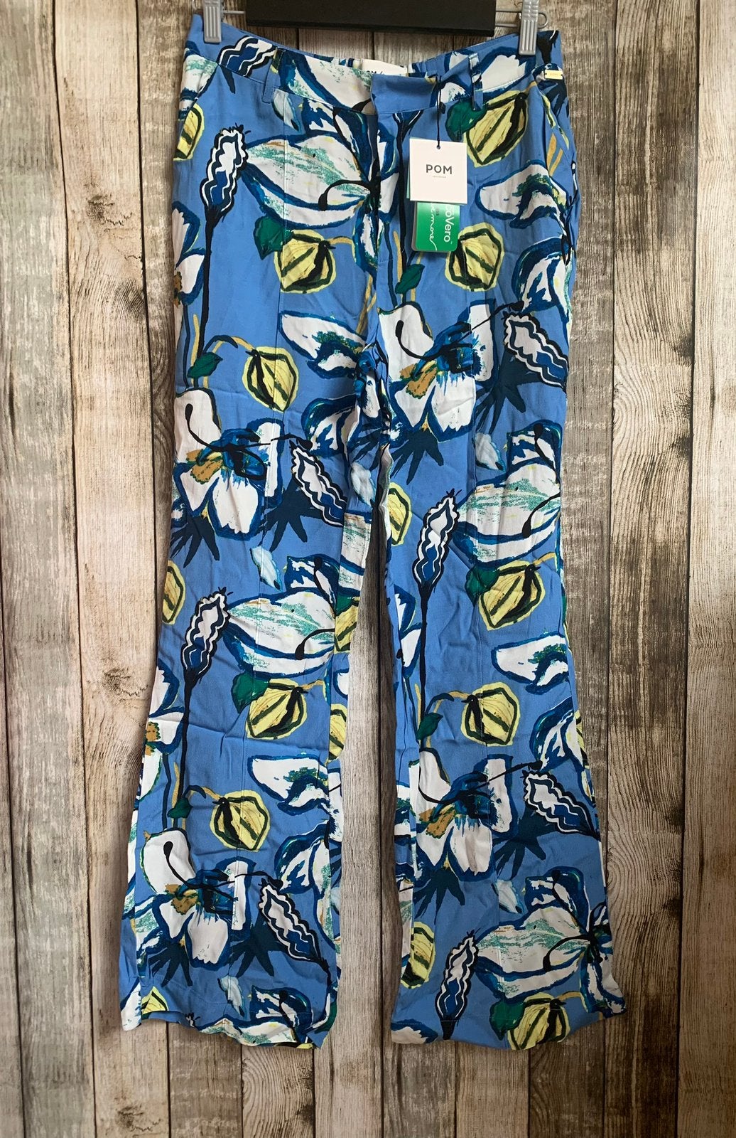 Pom Amsterdam nieuwe leuke blauwe broek (Maat 40), Maat 38/40 (M), Nieuw, Lang, Verzenden