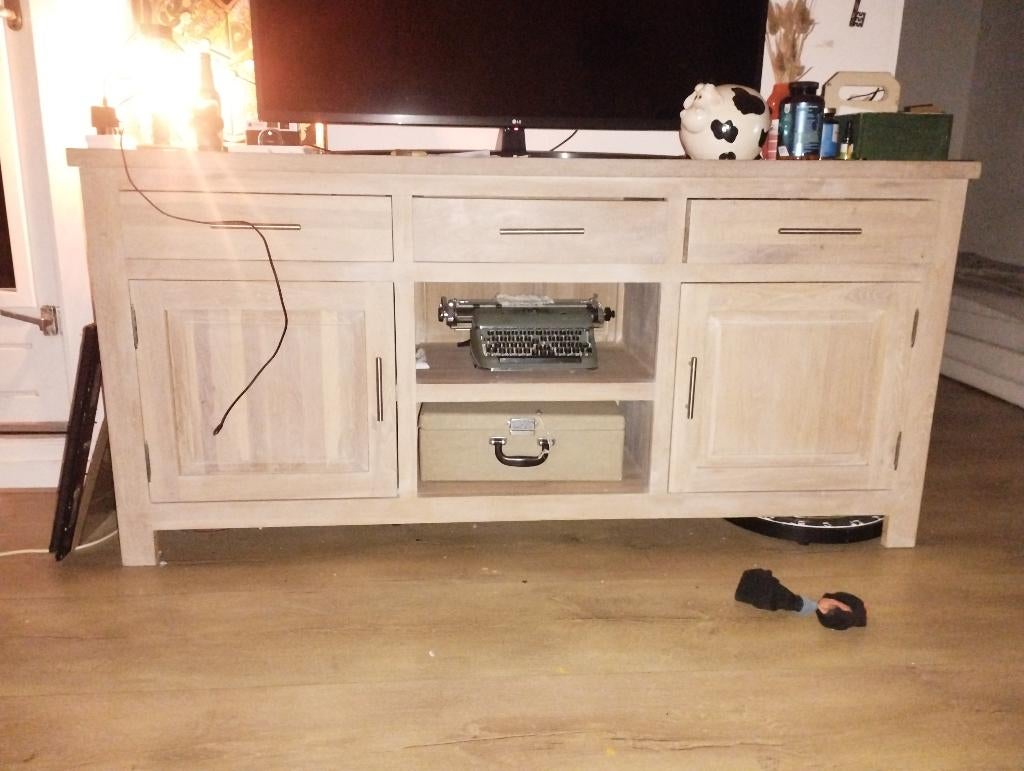 Televisiekast, Eikenhout, Minder dan 100 cm, 25 tot 50 cm, 50 tot 100 cm