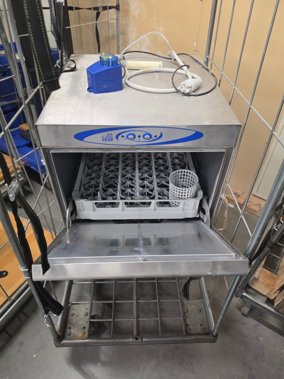 Fabar professionele voorlader horecavaatwasser/glazenspoeler
