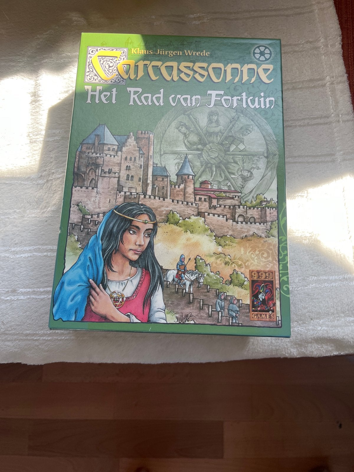 Carcassonne: Het Rad van Fortuin - Bordspel, Een of twee spelers, Ophalen of Verzenden, Zo goed als nieuw