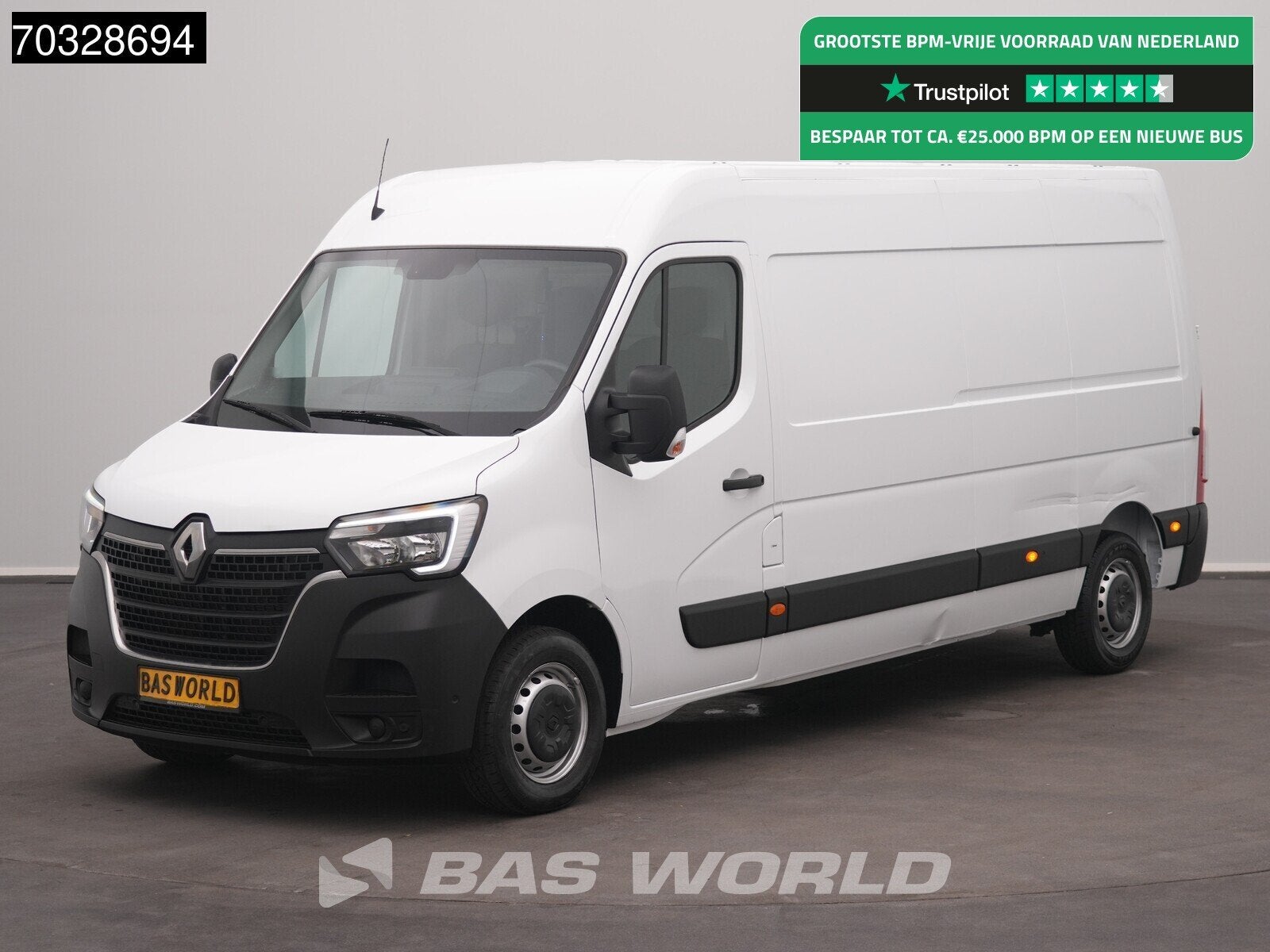Renault Master 135PK L3H2 LED Klima Tempomat Parkensensoren, Gebruikt, Euro 6, 4 cilinders, Renault