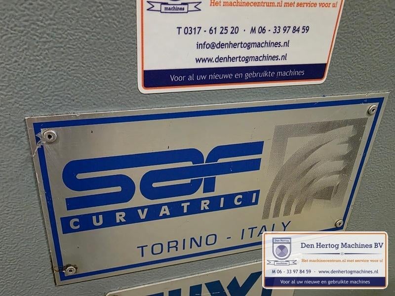 SAF DS60 HV profielwals kokerwals hydraulisch as 50mm 400V, Ophalen, Zo goed als nieuw