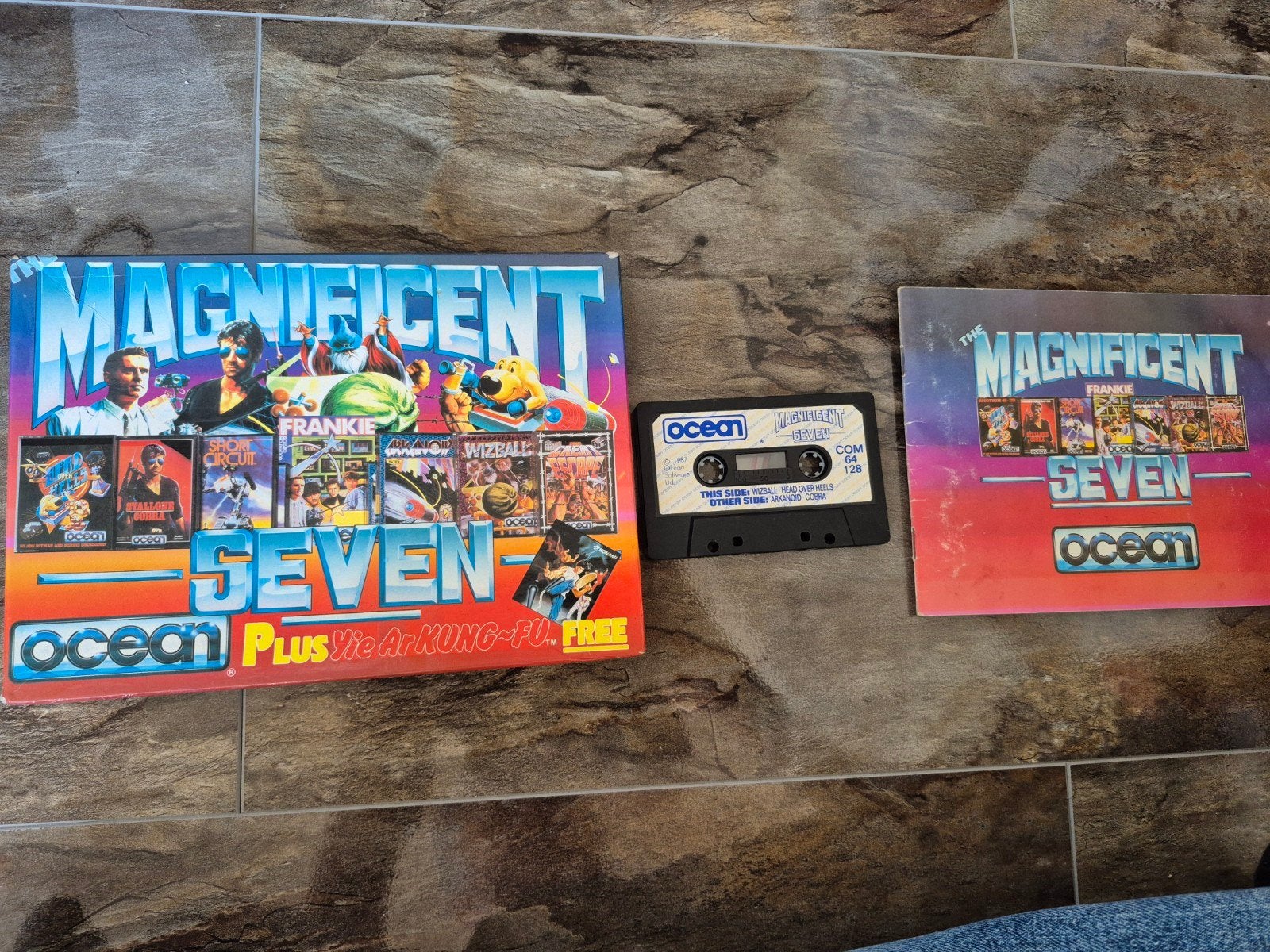 The Magnificent Seven (Ocean) Commodore 64/128, Gebruikt, Overige genres, 1 speler, Ophalen of Verzenden