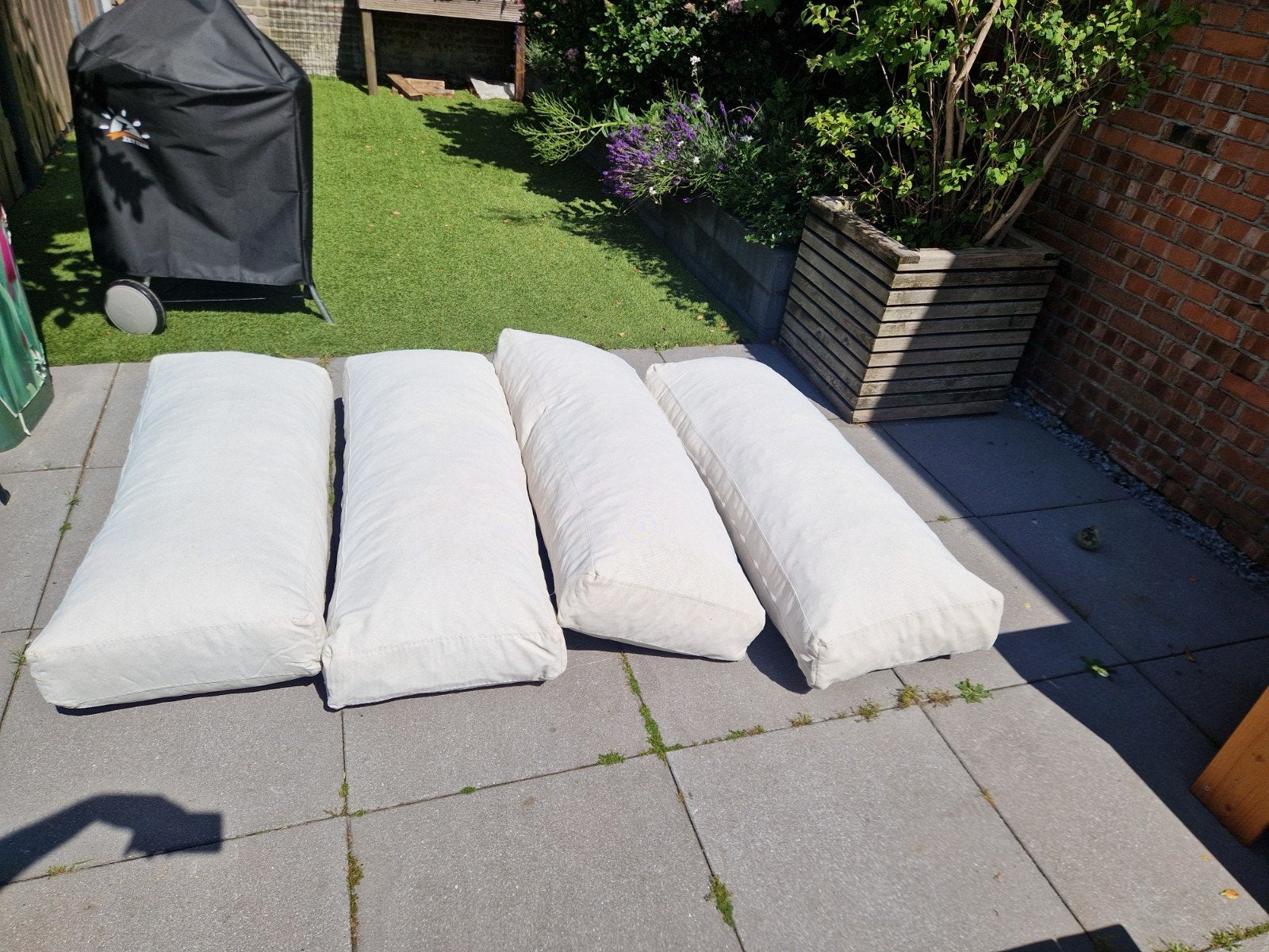Tuin lounge rugkussens, Tuin en Terras, Ophalen, Hout