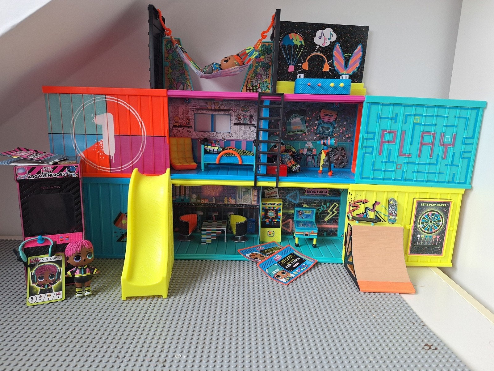 L.O.L. Surprise! skatehuis en arcade heroes, Ophalen of Verzenden, Zo goed als nieuw, Overige typen