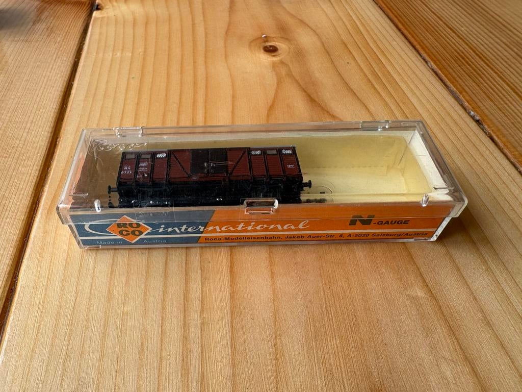 Roco goederen wagon 2306, Gelijkstroom, Wagon, Ophalen of Verzenden, Zo goed als nieuw