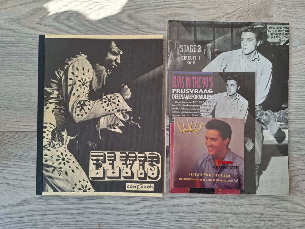 Elvis Presley songbook en andere items, Ophalen of Verzenden