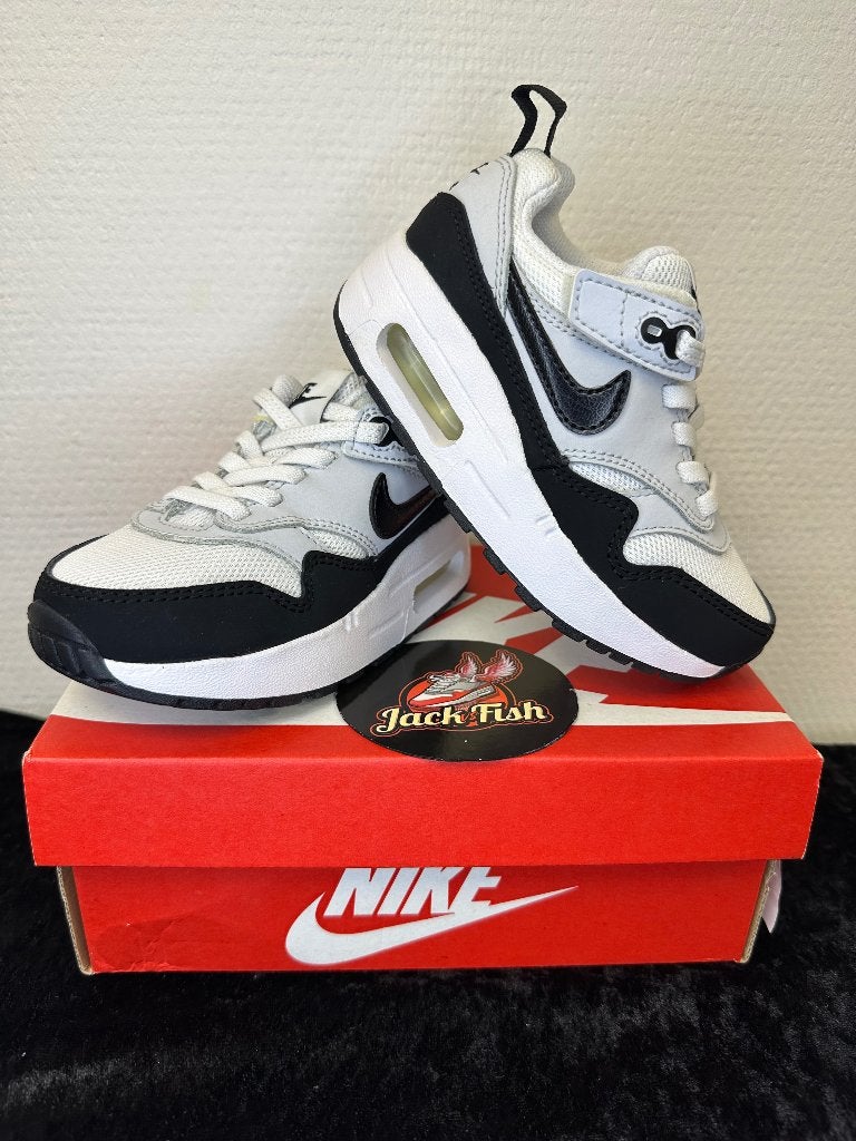 Nike air Max 1 EasyOn White Black (PS) - size 25, Nike air max, Overige kleuren, Nieuw, Ophalen of Verzenden