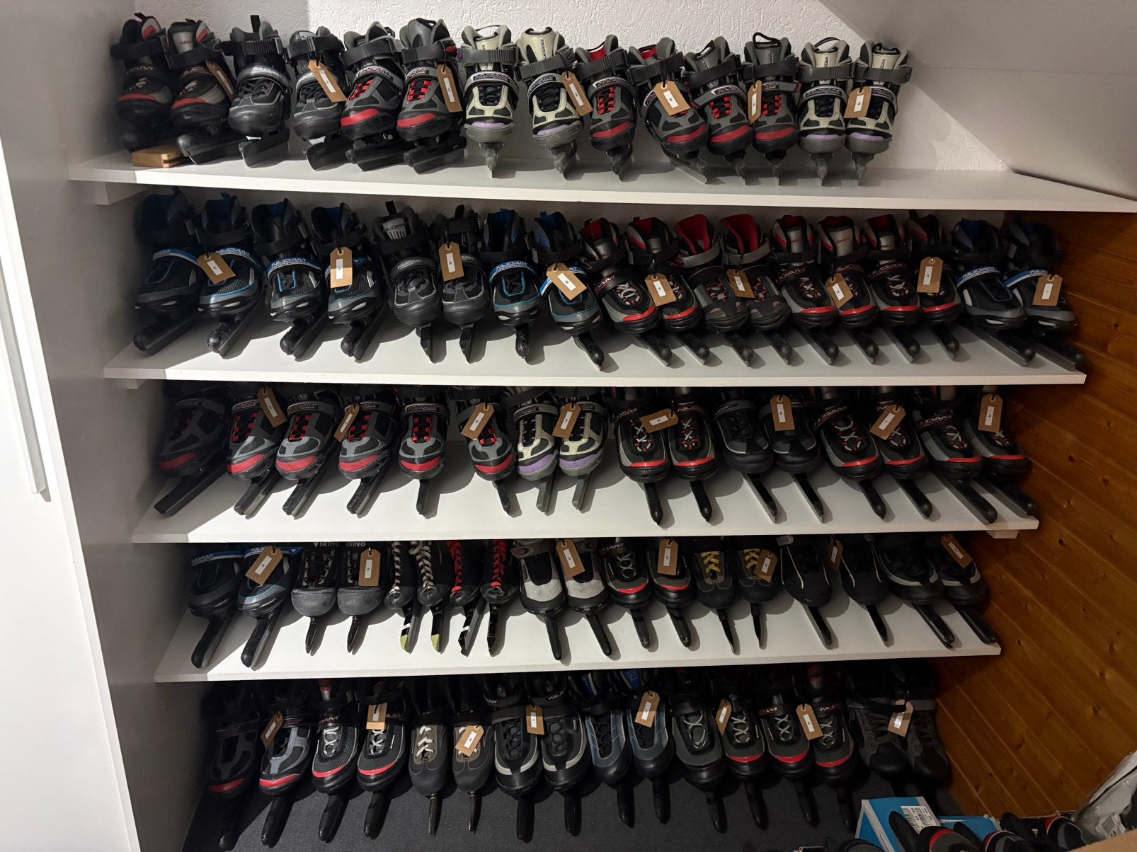 Geslepen nieuwe en gebruikte schaatsen, klaar voor gebruik, Sport en Fitness, Ophalen of Verzenden, Zo goed als nieuw, Combinoren