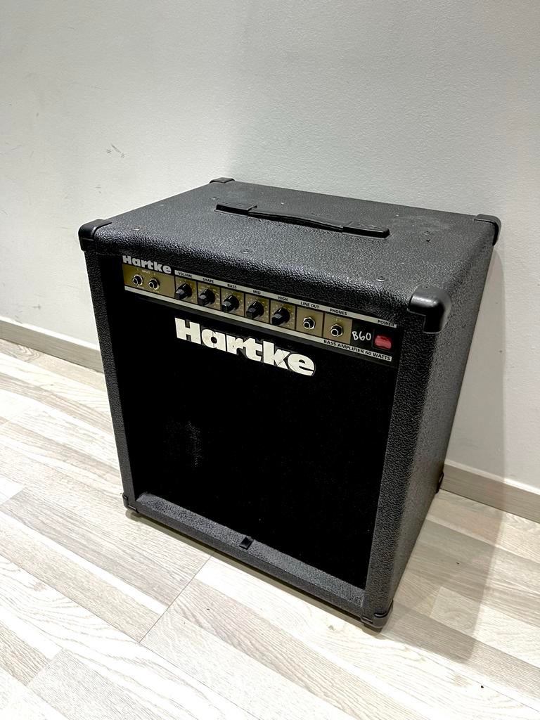 Hartke B60 basgitaar versterker - 12 inch - in topstaat, Ophalen of Verzenden, Gebruikt, Basgitaar, 50 tot 100 watt