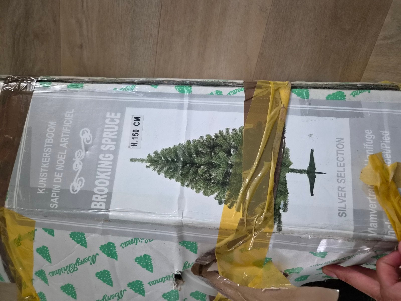 Te koop kerstboom 150 cm, Mannelijk