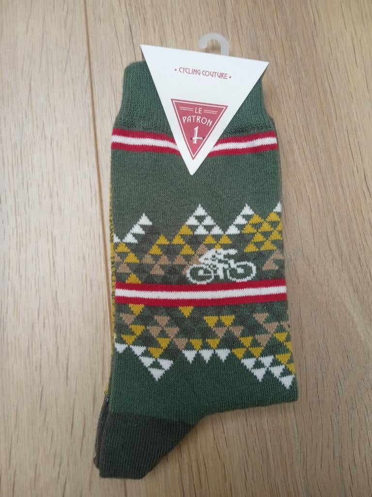 Le Patron Cycling Couture Sokken - 1001 Mountains, Ophalen of Verzenden, Nieuw, Maat 39 t/m 42