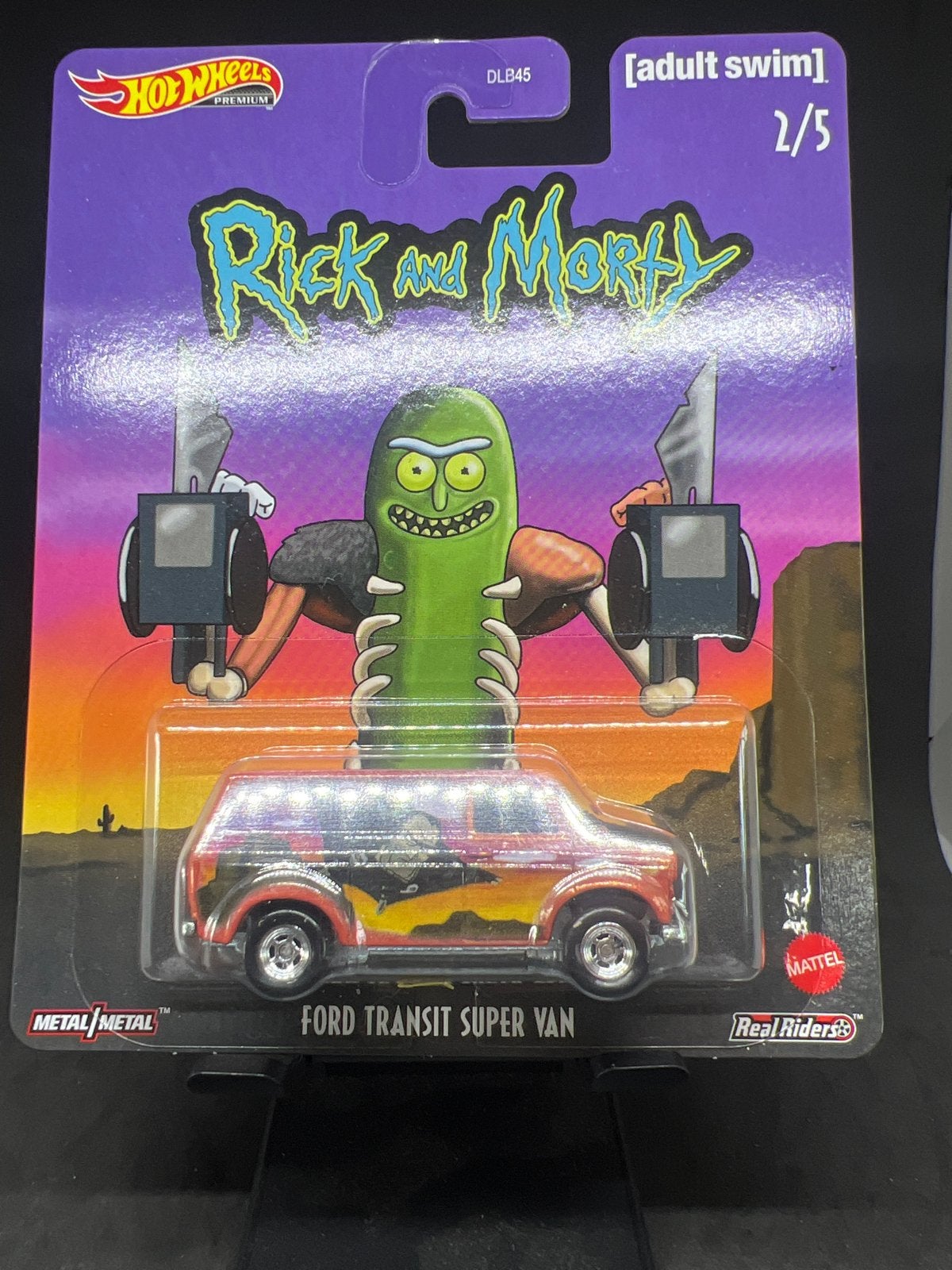 Hot Wheels Premium Rick and Morty Ford Transit Super Van, Ophalen of Verzenden, Nieuw, Overige typen
