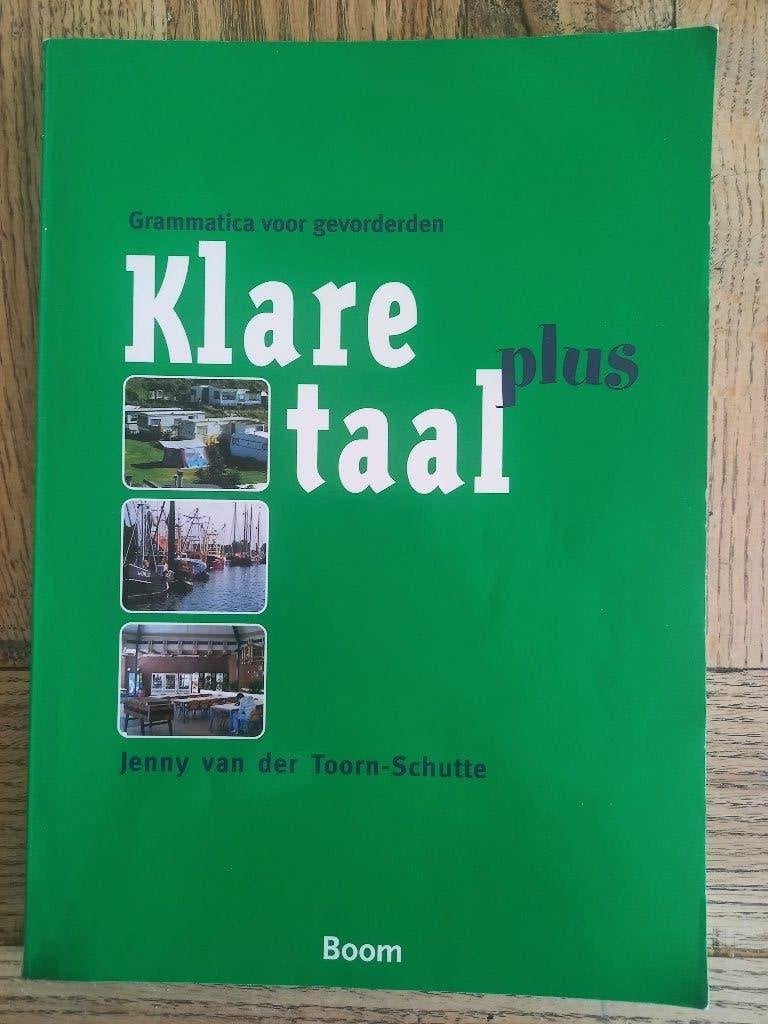 NT2 Klare Taal Plus Grammatica van Jenny van der Toorn, Ophalen of Verzenden, Alpha, Gelezen, Boom
