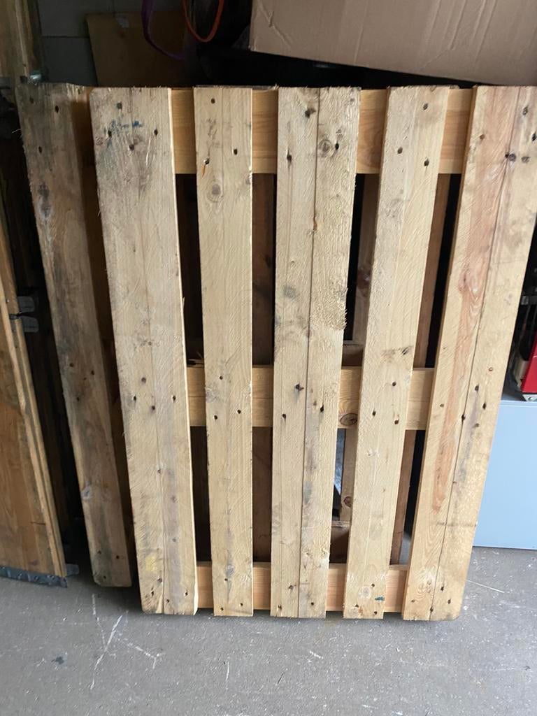 Pallets palletranden en hout, Doe-het-zelf en Verbouw, Hout en Planken, Ophalen of Verzenden, Zo goed als nieuw, 50 mm of meer
