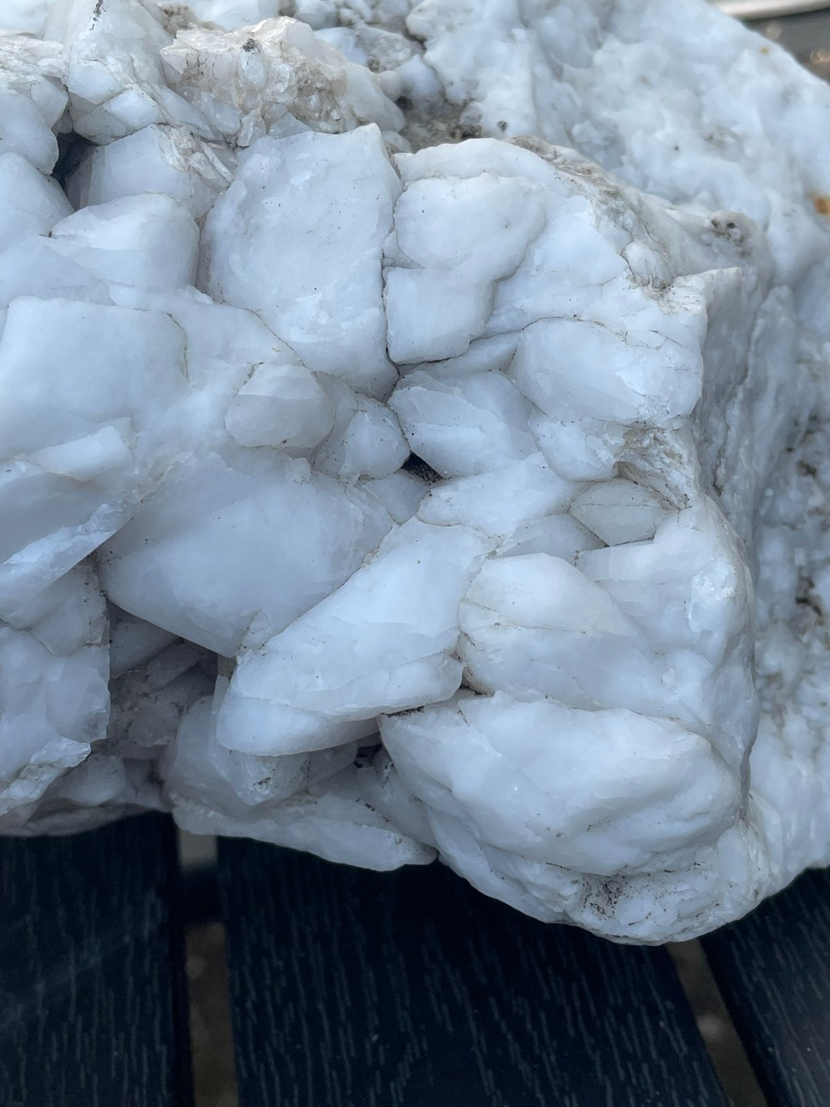 Grote ruwe melk kwartskristal cluster van 9 kg, Ophalen of Verzenden, Mineraal