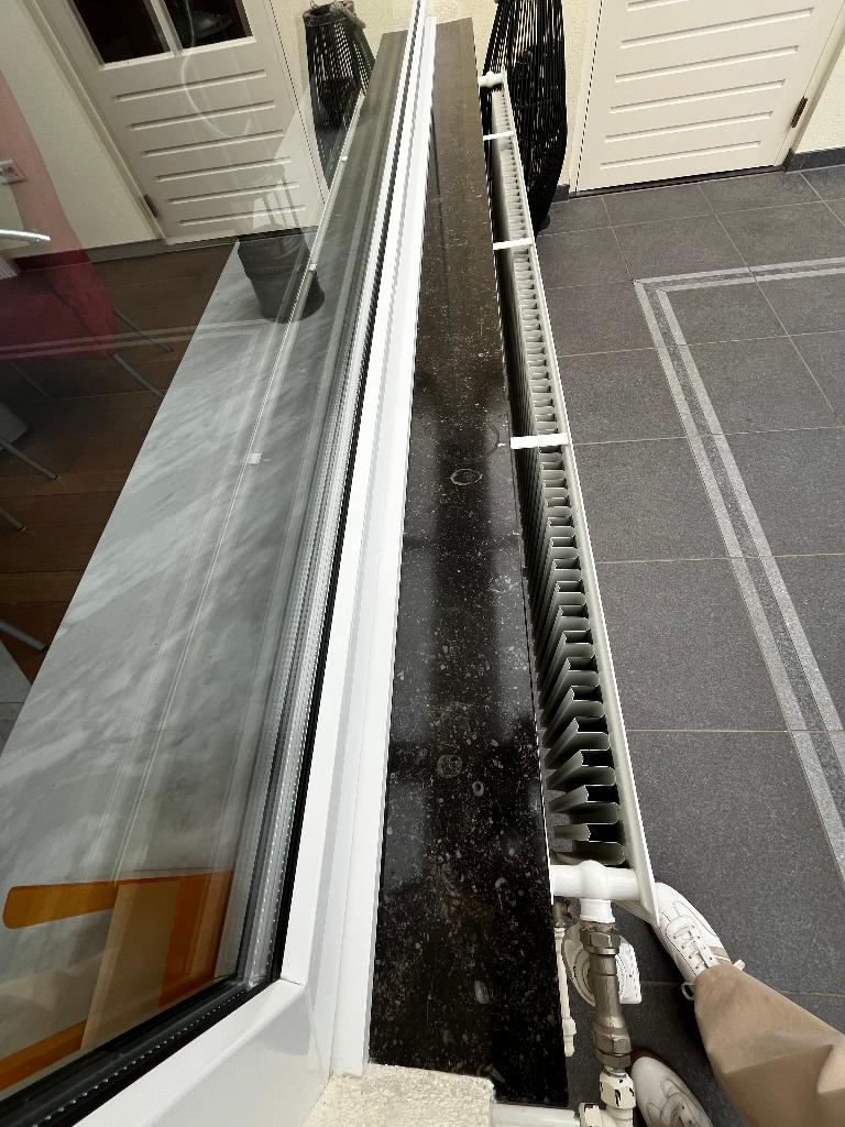VENSTERBANK MARMER ZWART, Ophalen, Hardsteen, 200 tot 250 cm, Vensterbanken