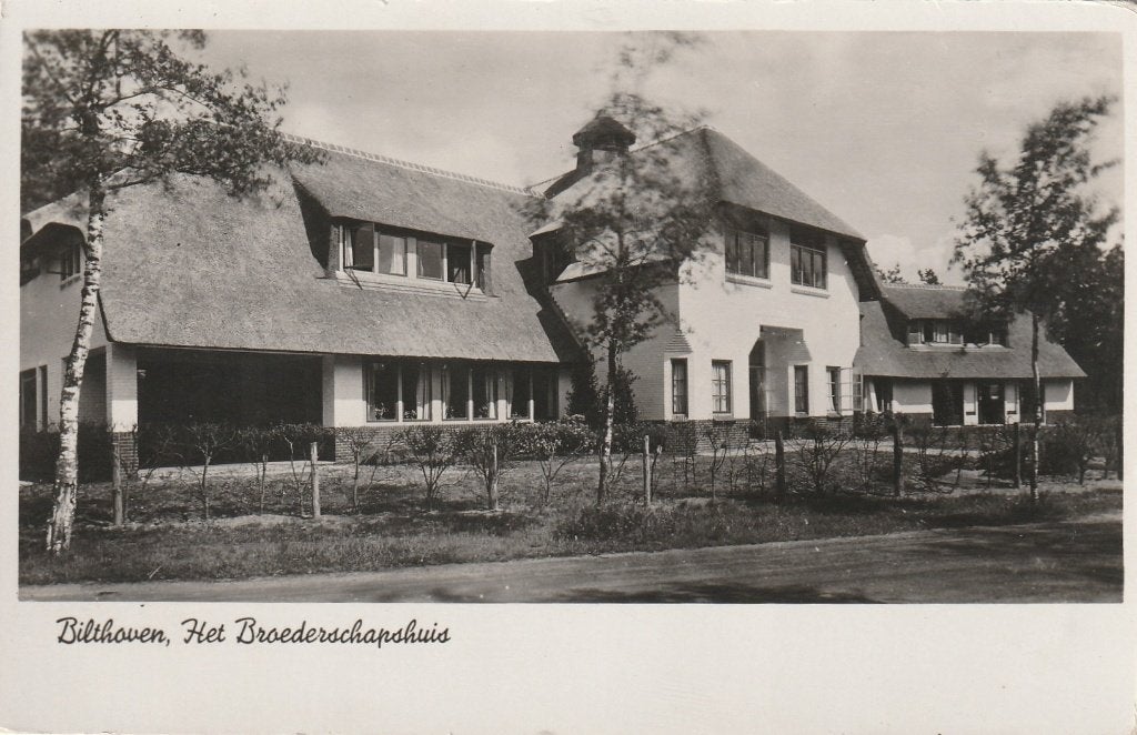 BILTHOVEN Het Broederschapshuis, Verzamelen, Ansichtkaarten | Nederland, Verzenden, 1940 tot 1960, Ongelopen, Utrecht