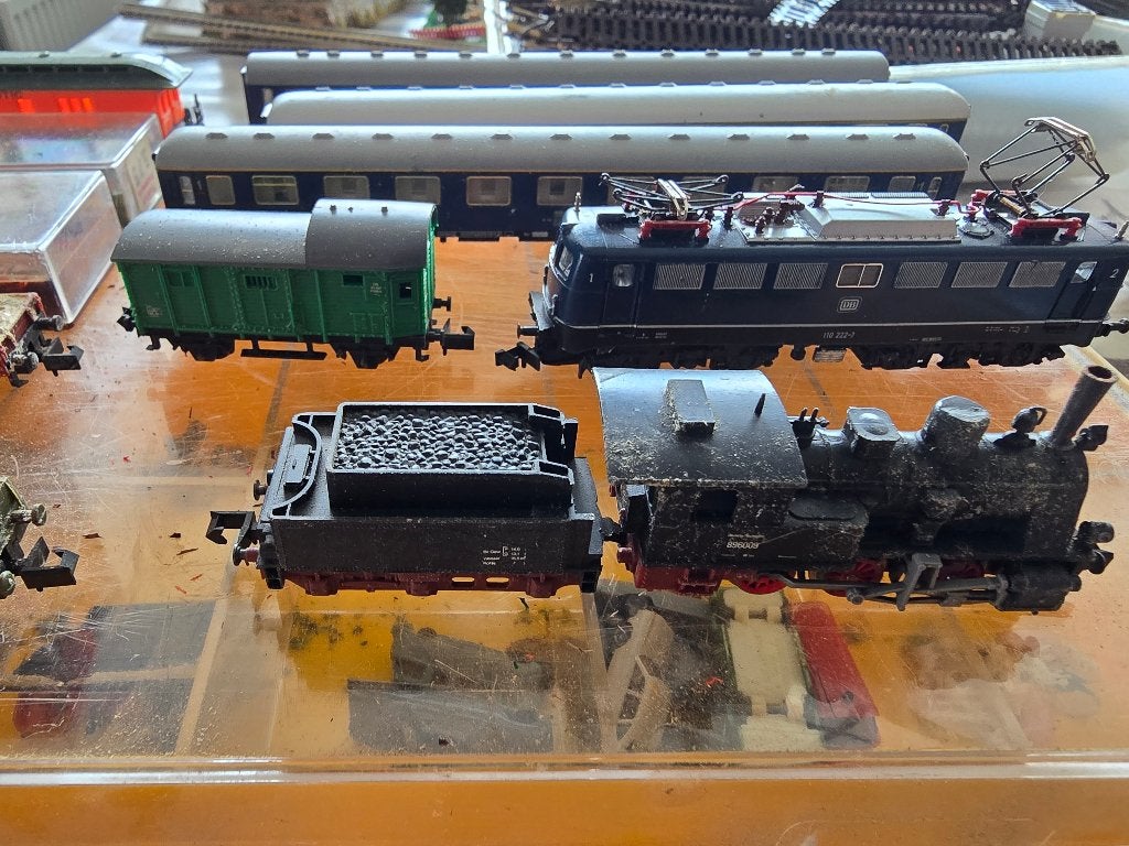 Modelspoorbaan N spoor, Ophalen, Gebruikt, Treinset, Fleischmann
