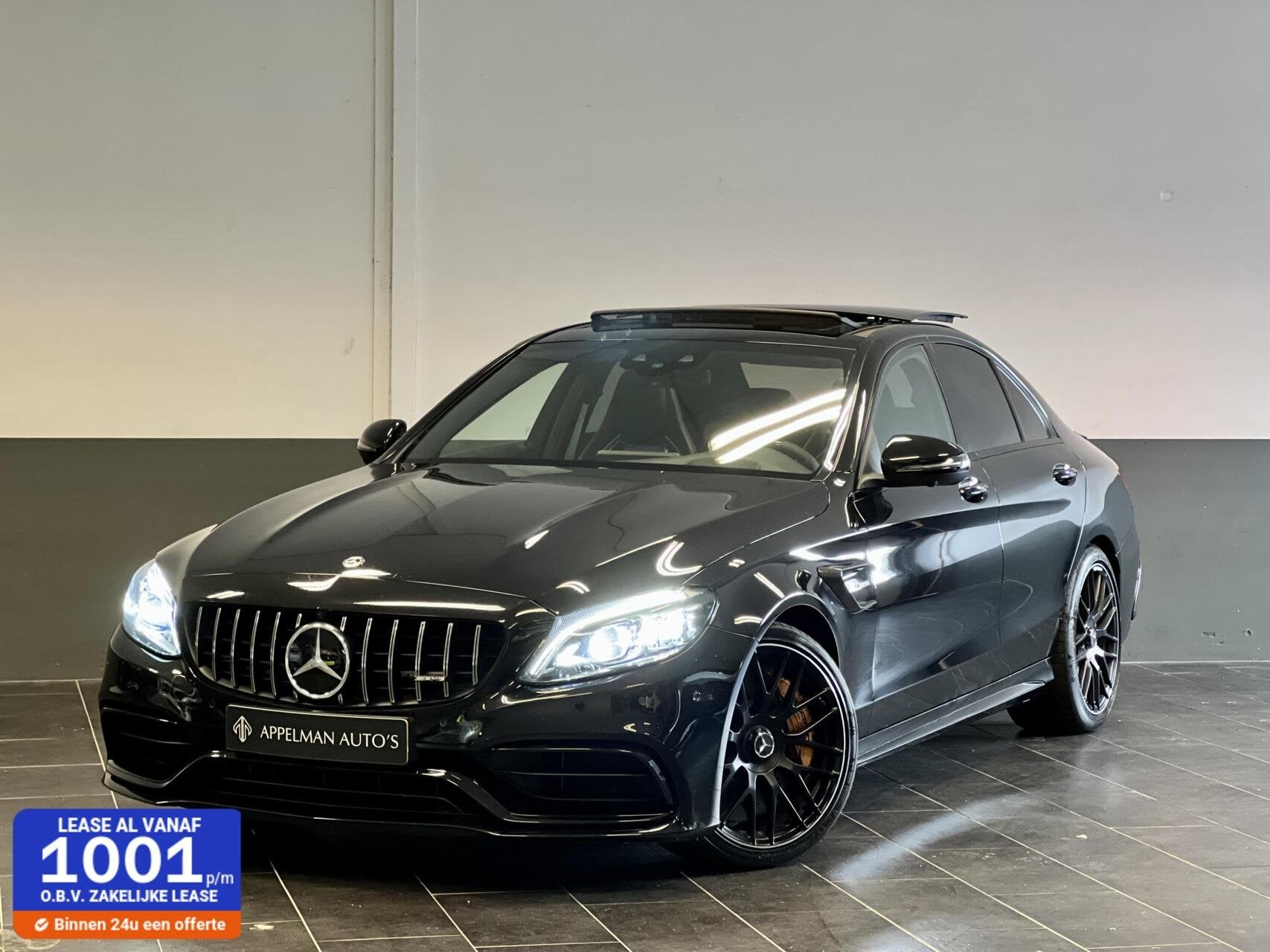 Mercedes C-klasse 63 AMG S | Full | Keramische Remmen | 360, Automaat, Adaptive Cruise Control, Achterwielaandrijving, 510 pk