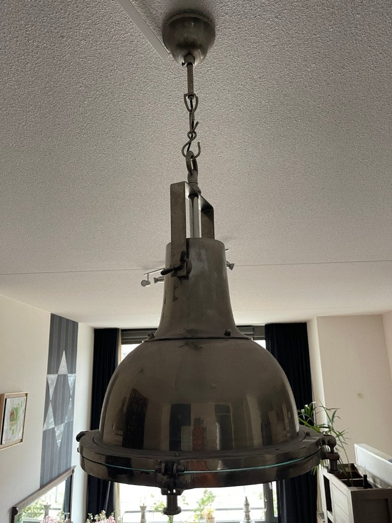 industriële fabriekslamp, Ophalen, Gebruikt, E27 (groot), Glas