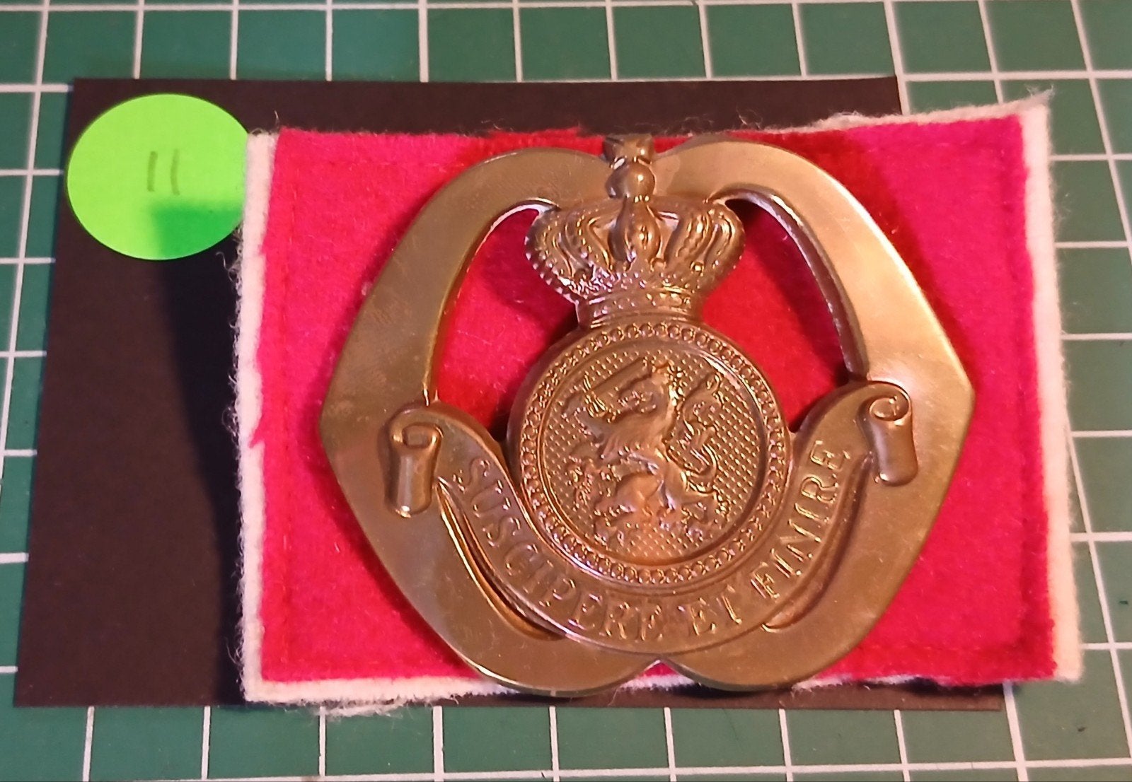 Baretembleem OCOSD, Ophalen of Verzenden, Landmacht, Nederland, Embleem of Badge