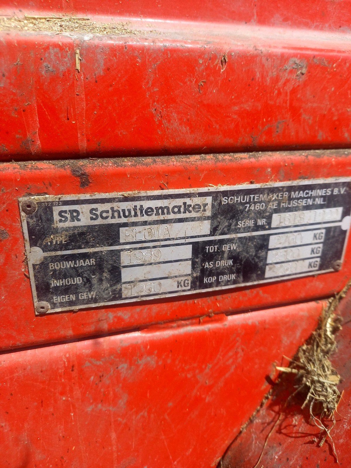 Schuitemaker Blokkenwagen Blowa - Zeer weinig gebruikt, Ophalen of Verzenden