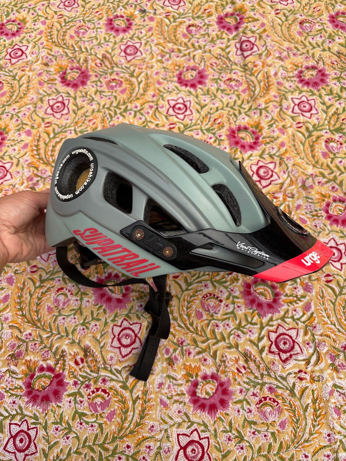 Urge Supatrail fietshelm - MTB/Enduro - Maat L/XL, Ophalen of Verzenden, Gebruikt, L, Heer of Dame