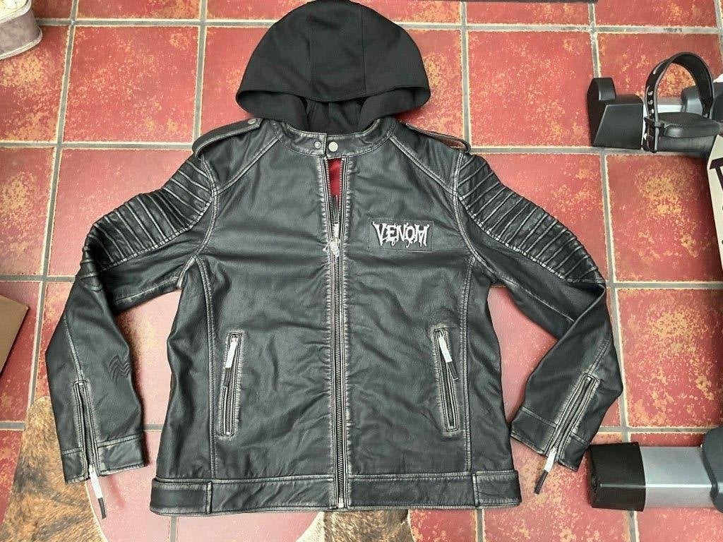 Gave leren jas van Marvel "Venom" Maat L NIEUW, Nieuw, Ophalen of Verzenden, Kleding, Gave leren jas van Marvel "Venom" Maat L NIEUW