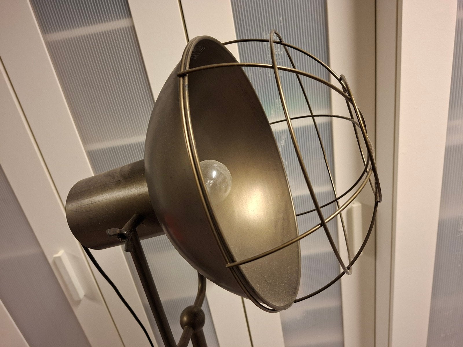 2 staande industriële vloer lampen, Ophalen, Zo goed als nieuw, 150 tot 200 cm