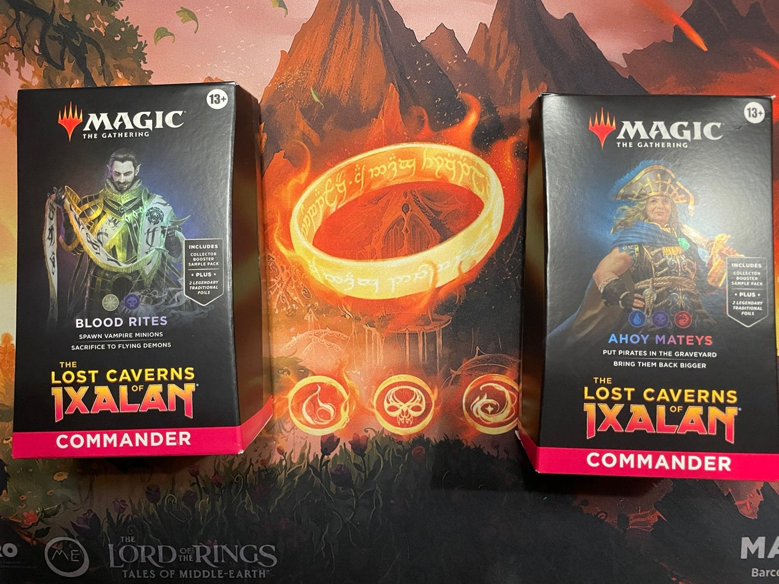 Commander preconstructed decks LCI LOTR Warhammer, Ophalen of Verzenden, Zo goed als nieuw, Speeldeck