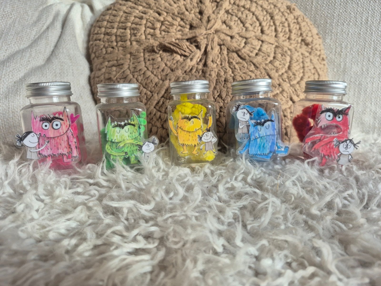 Emotiepotjes 'Het kleurenmonster' - non-verbale communicatie, Ophalen of Verzenden