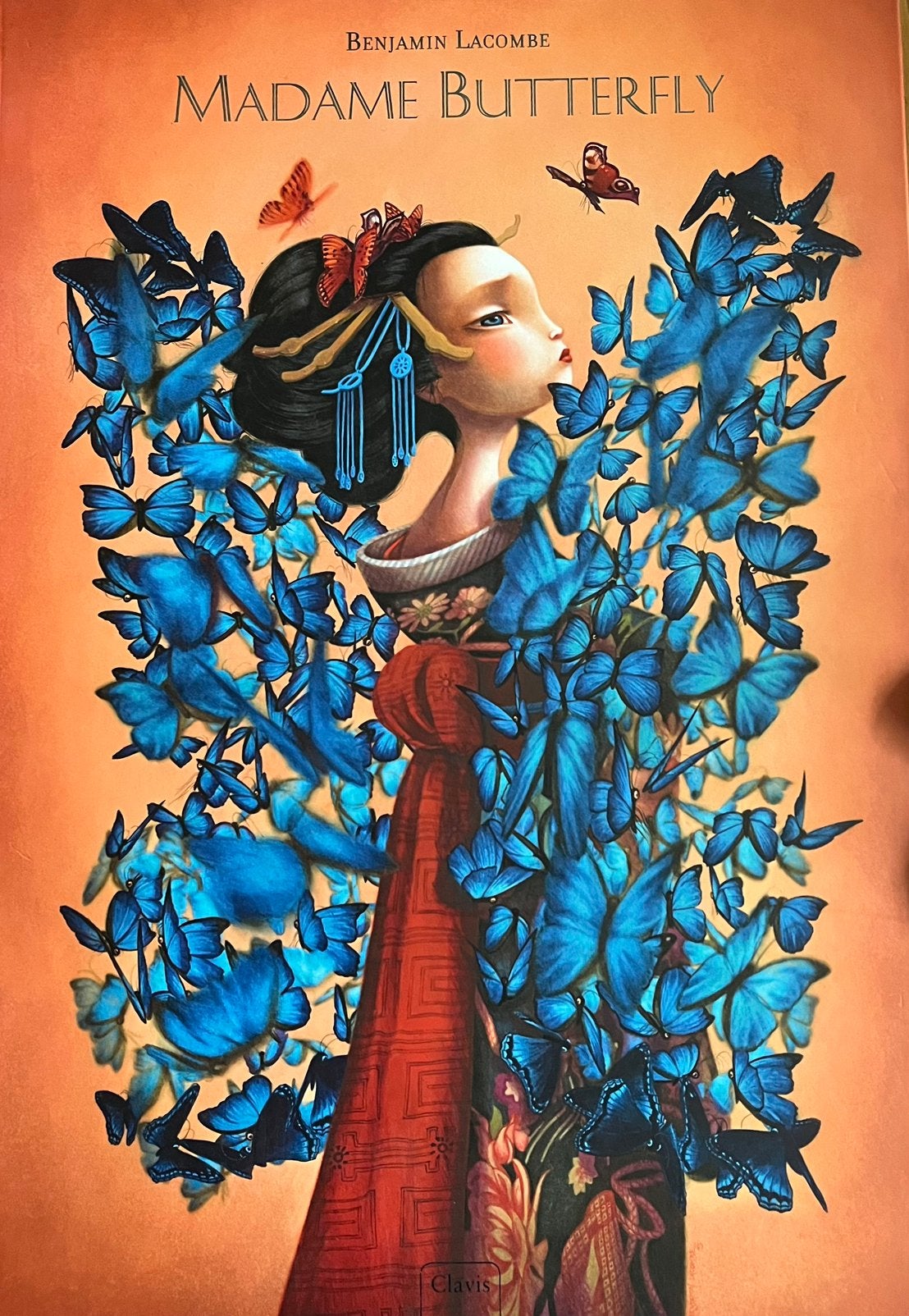 Madame Butterfly, Benjamin Lacombe, prentenboek, Ophalen of Verzenden, Zo goed als nieuw