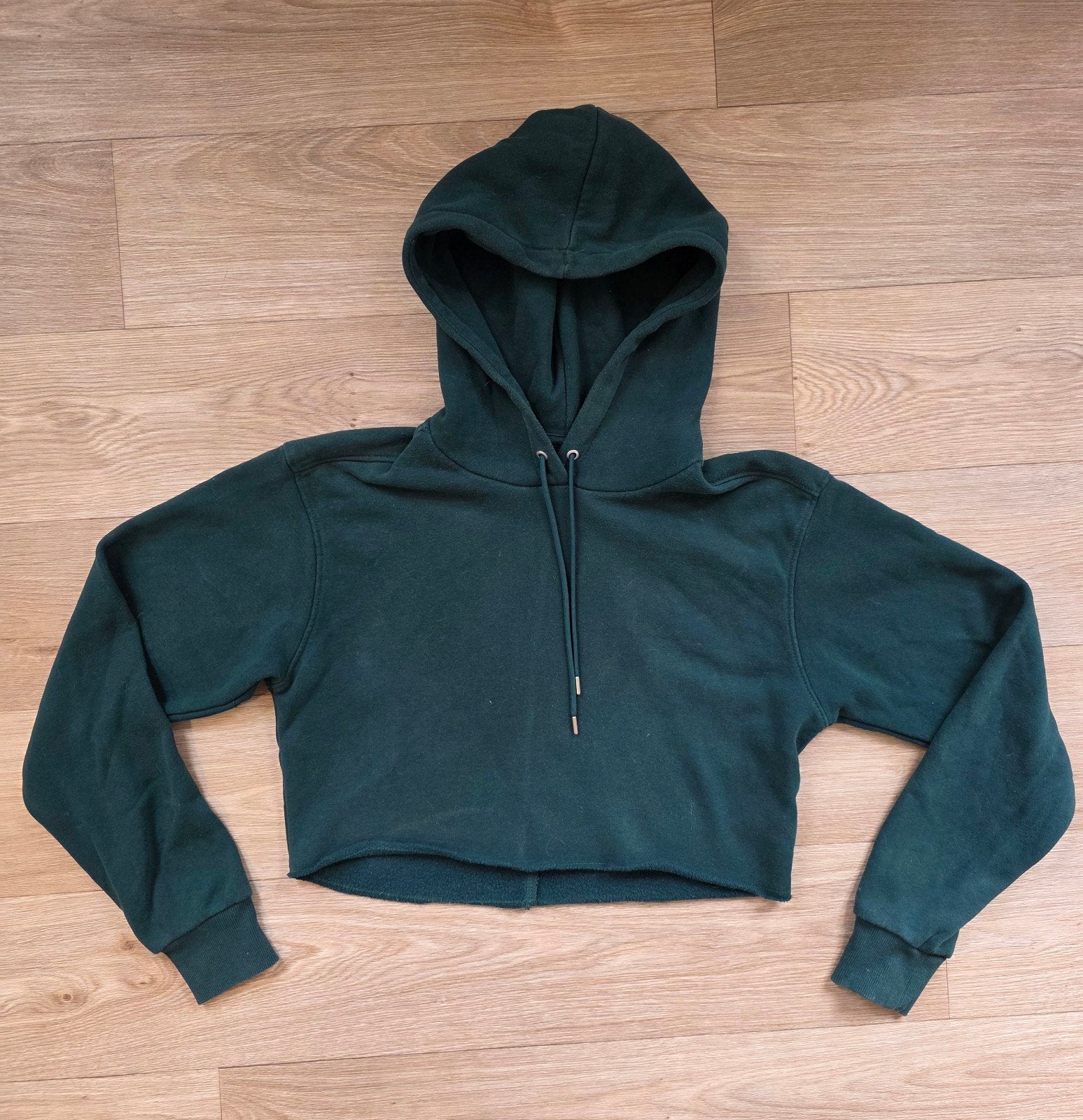 Cozi cropped hoodie donkergroen S, Ophalen of Verzenden, Zo goed als nieuw, Maat 36 (S), Groen