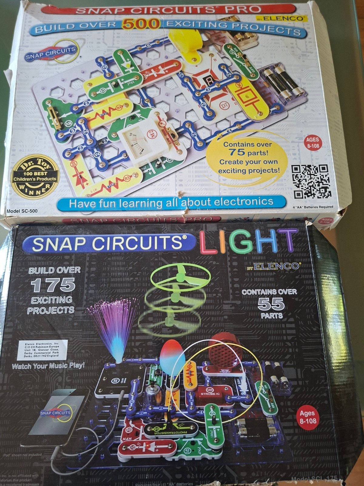 Electronic Snap Circuits Elenco - er ontbreken onderdelen, Ophalen, Gebruikt