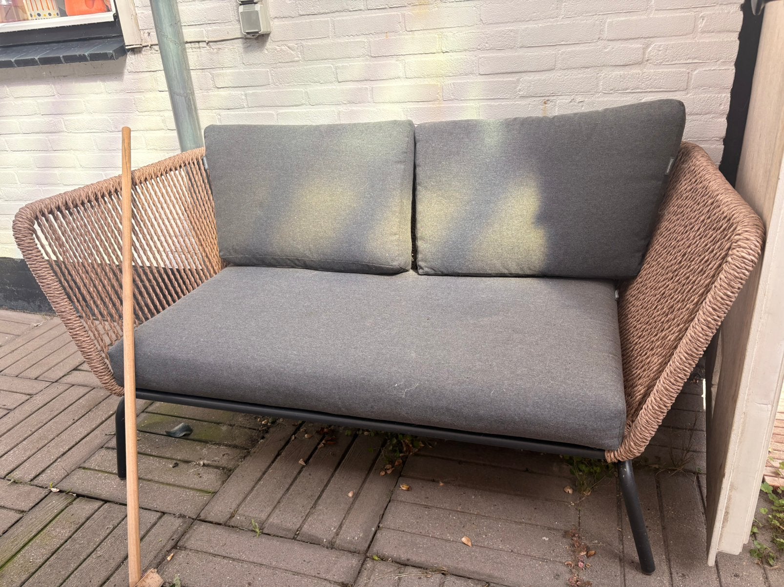Zo goed als nieuwe loungebank, Tuin en Terras, Ophalen, Zo goed als nieuw, Aluminium