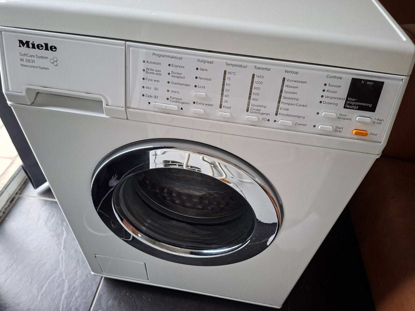 miele.wasmachine, Witgoed en Apparatuur, Ophalen, 1600 toeren of meer, 85 tot 90 cm