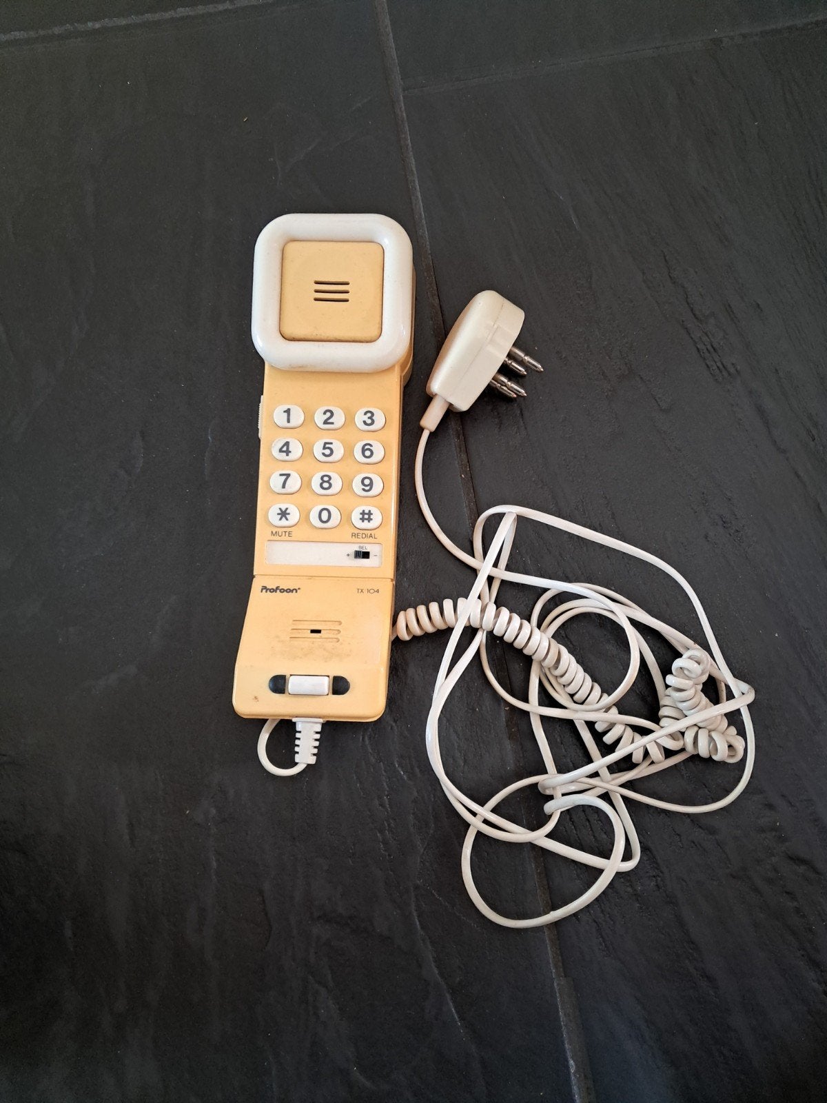 Profoon TX 104 druktoetstelefoon - Vintage telefoon, Ophalen of Verzenden