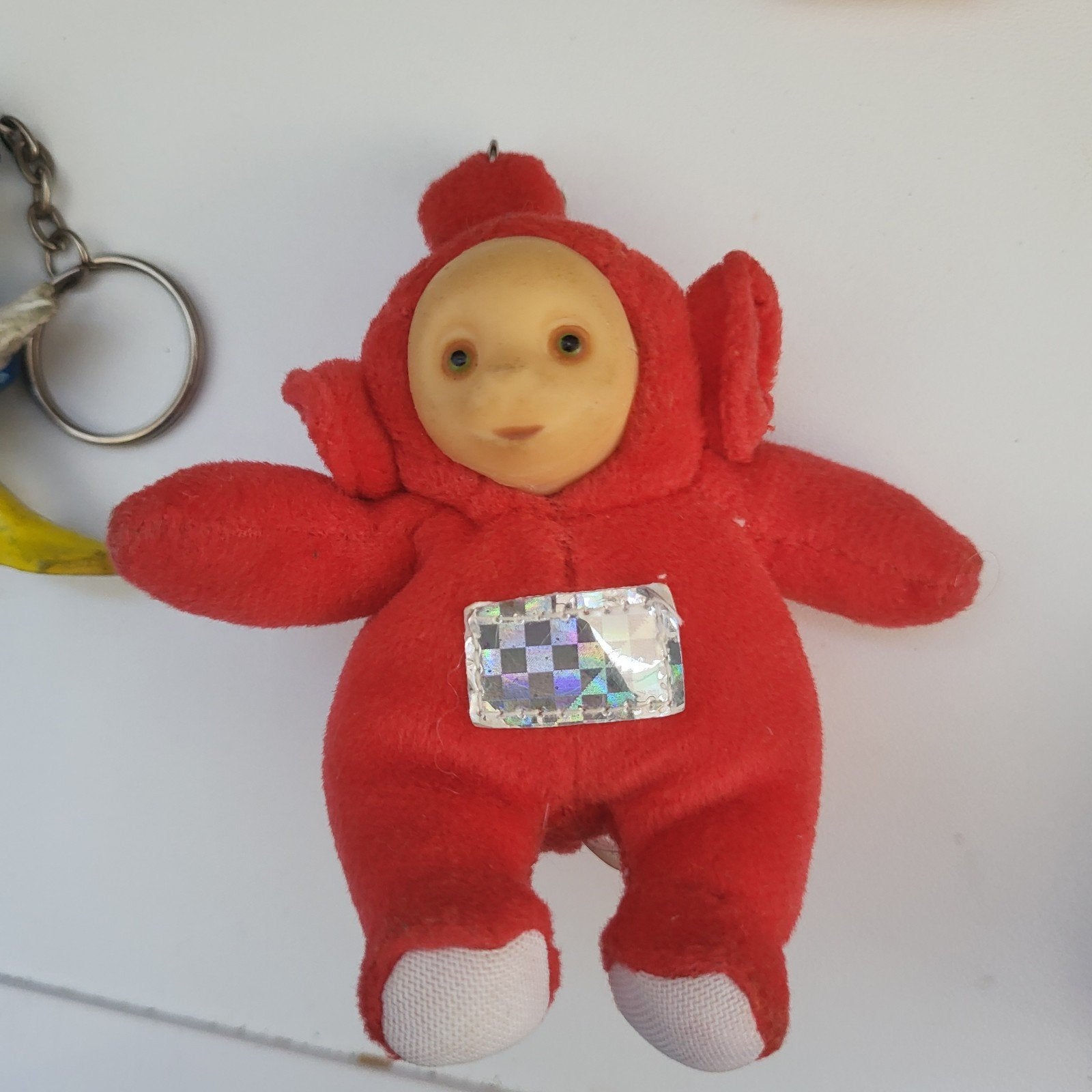 Teletubbie Sleutelhanger - Rode Po, Ophalen of Verzenden, Gebruikt, Knuffel of Figuurtje