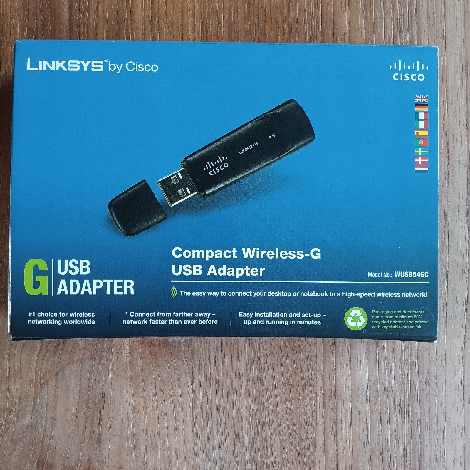 Compact Wireless-G USB Adapter, Computers en Software, Ophalen of Verzenden
