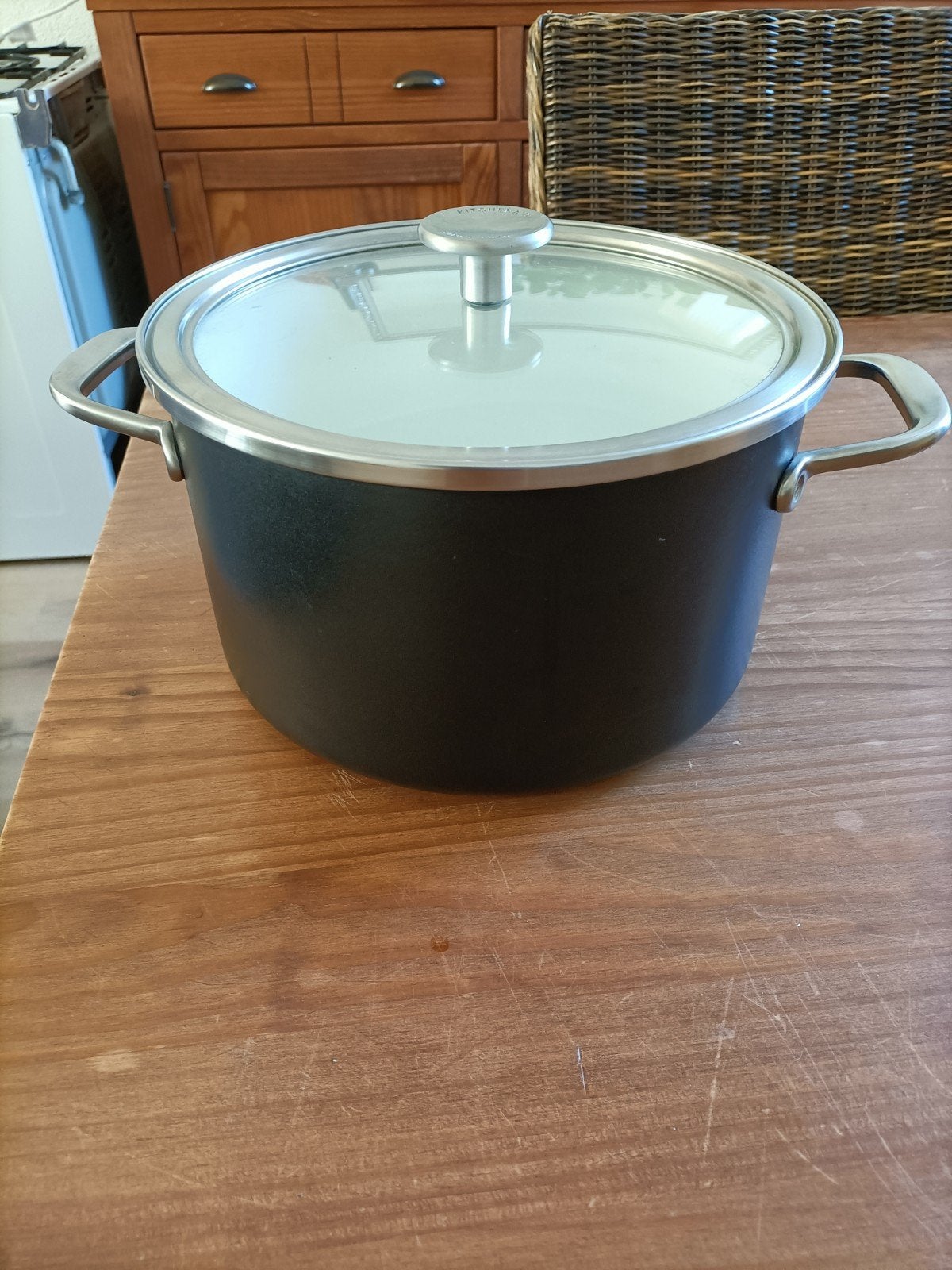 Green pan, kookpan 24 cm, Ophalen, Zo goed als nieuw, Rvs
